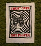 Trust Cats, Not People. Lino print  - Image 1