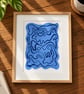 Original Abstract Postcard Art Painting Puddle - Image 6