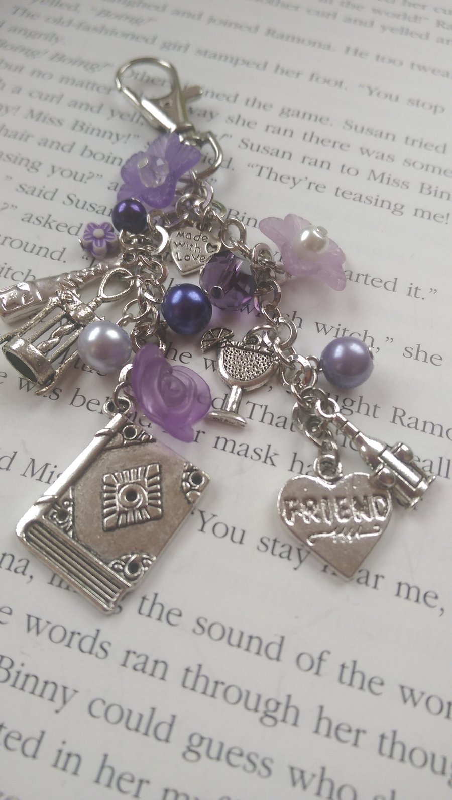 freind  theme bag charm 