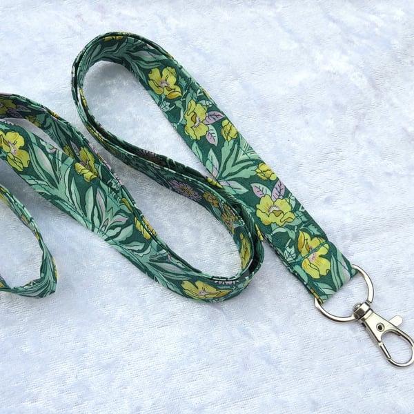 Liberty Lawn lanyard, with swivel lobster clip, 20 inches, organic lawn