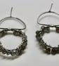 Blackened Silver and Labradorite Earrings - Image 5