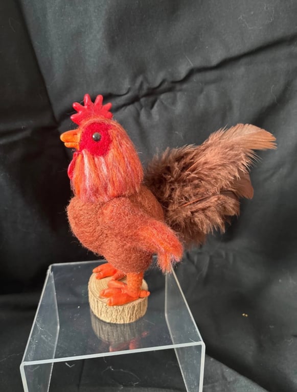 needle felt Rooster