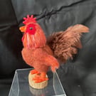 needle felt Rooster