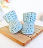 Handmade Crochet Baby Booties – Newborn Gift  - Image 4