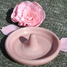 Blossom Pink Ceramic Ring Dish