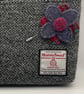 Harris Tweed Flower Stick pin Brooch Handmade Scottish Wool 