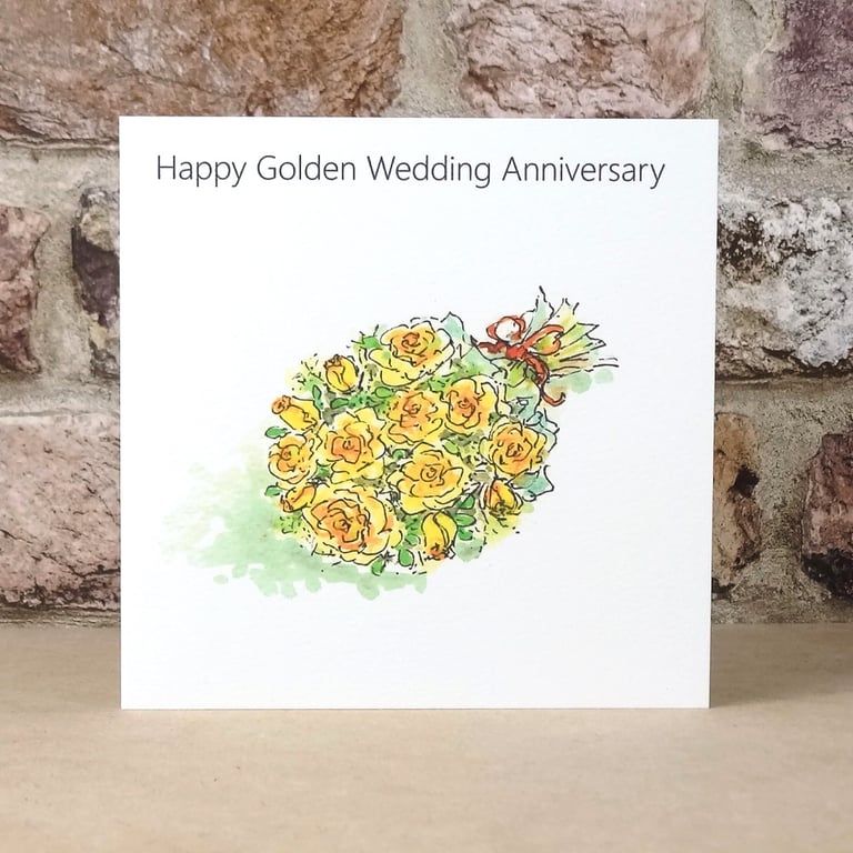 Golden Anniversary Card