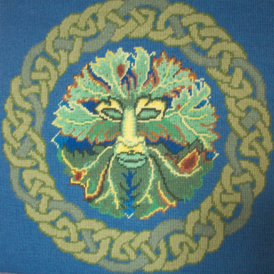 Green Man Tapestry Kit