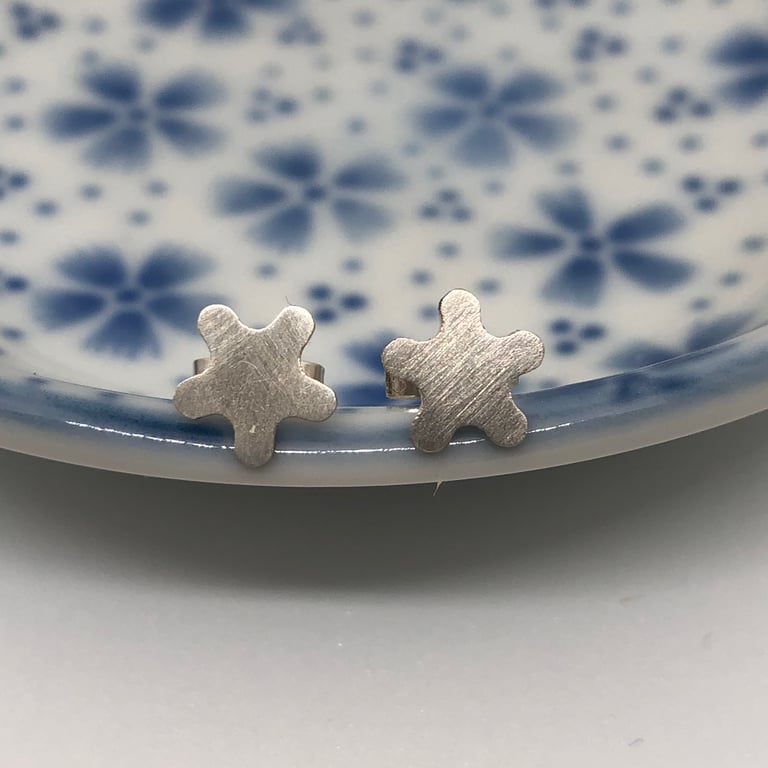 Silver Bud Studs