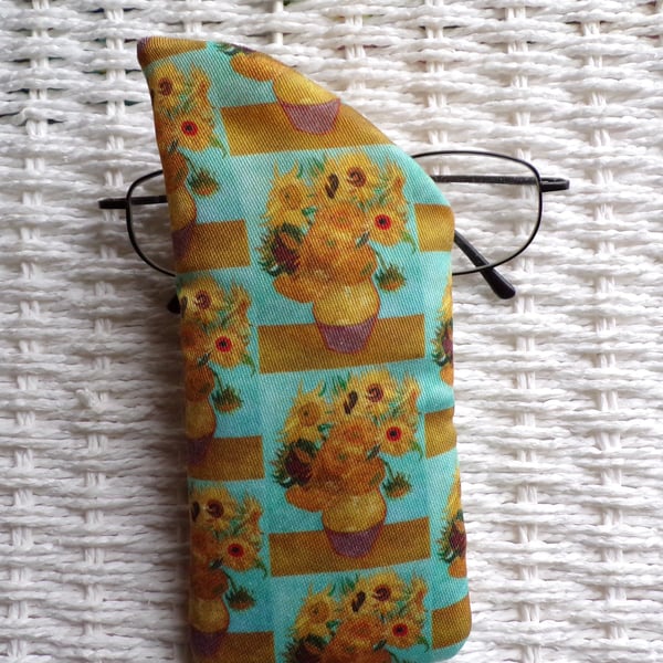 Sunflowers Glasses Case 