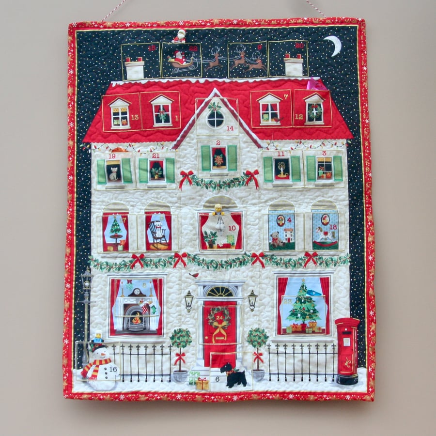 Reserved for Leanne - Reusable Fabric Advent Calendar