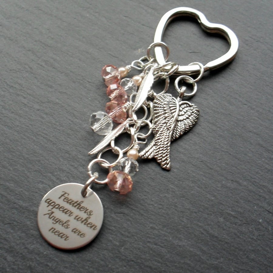 Angel Keyring Charm