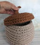 Acorn basket, home decor, storage container, new home gift, recycled,  - Image 3
