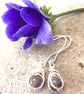 Sterling Silver Amethyst Earrings - Image 4