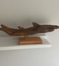 Driftwood Shark Dinosaur Sculpture