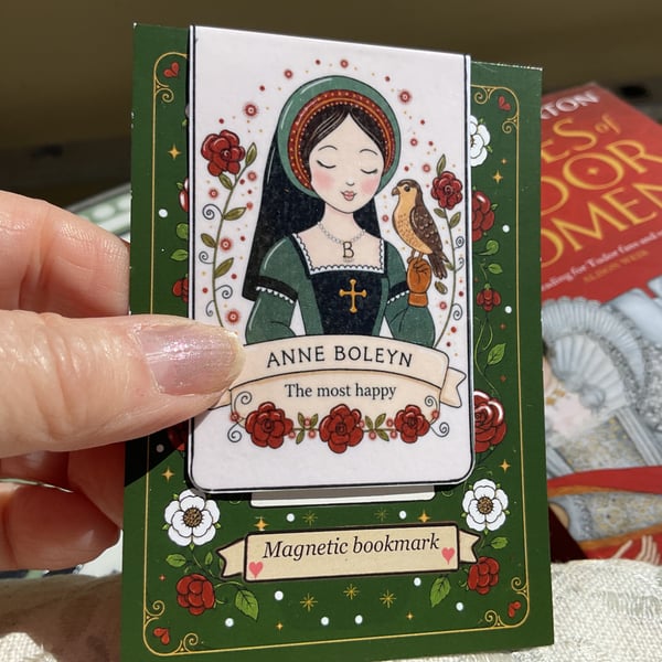 Anne Boleyn Magnetic Bookmark - Tudor Queen Bookmark - Historical Gift for Book 