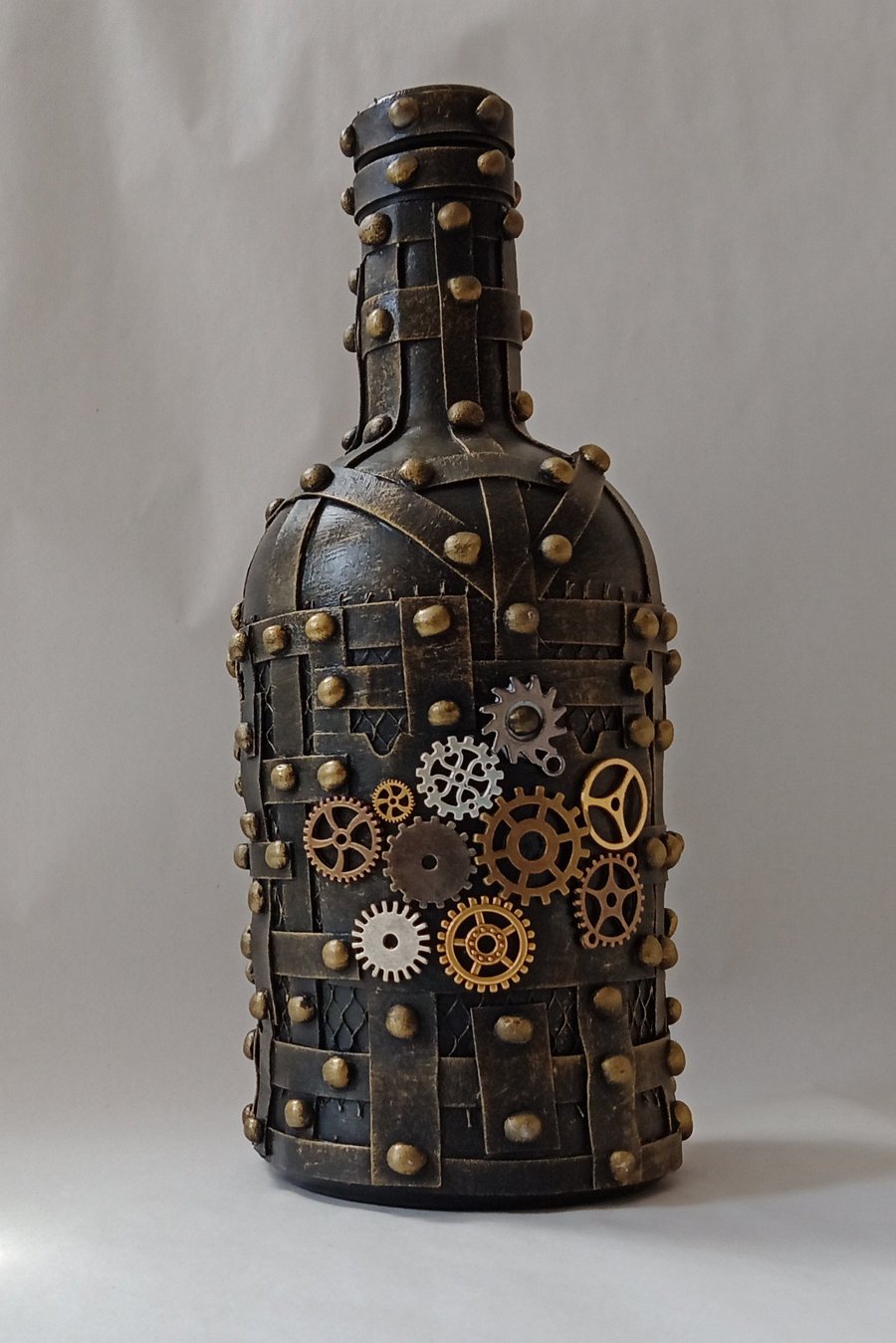 Round Steampunk Bottle 