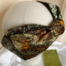 Evelyn - Wide 40s Style Paisley Turban Headband