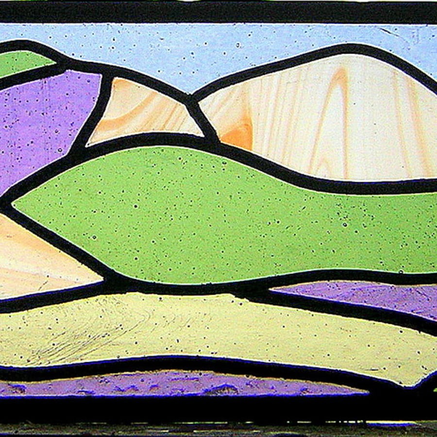 The Rolling Moors, Stained Glass Panel