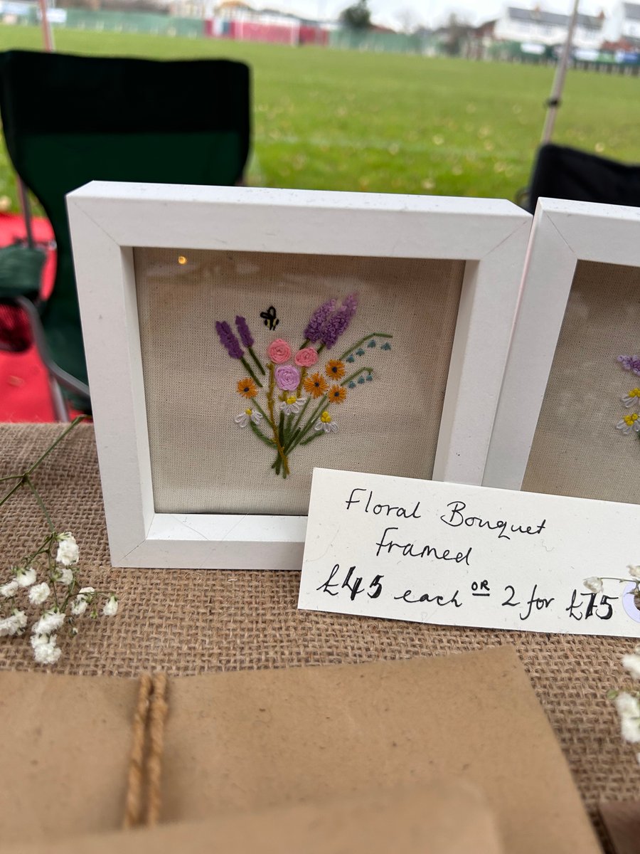 Wedding Bouquet Embroidery - Personalised