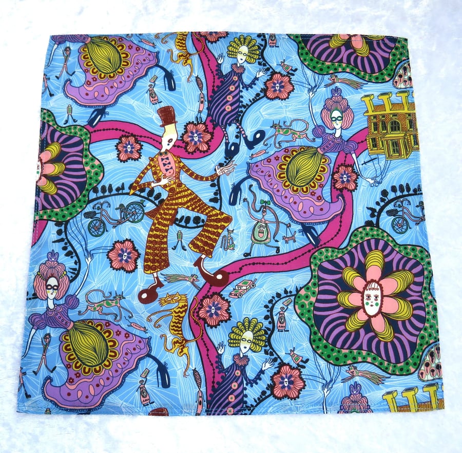 Liberty Tana Lawn handkerchief, Grayson Perry, Delusions of grandeur
