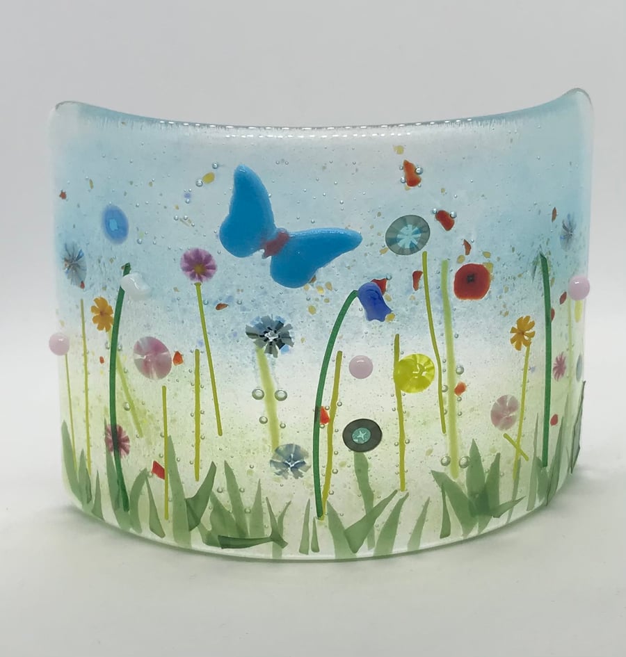 Fused Glass Flower Curve