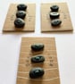Beach Pebble Buttons Black - Image 2
