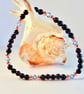 Blue Goldstone, Swarovski 'Light Sapphire' Crystal & Copper Bracelet-Free UK P&P - Image 5