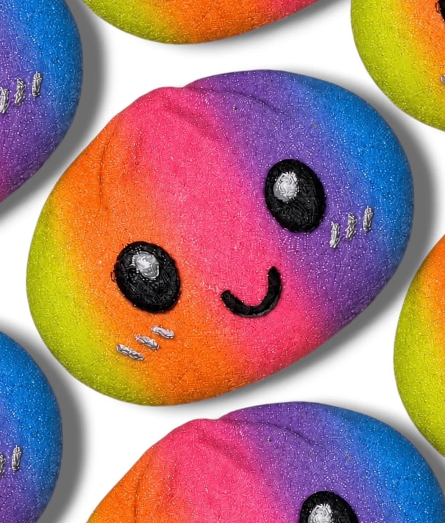 Dumpie bath bomb - choose a color, kids bath bombs - Folksy