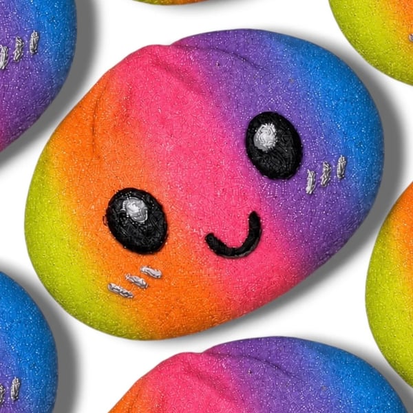 Dumpie bath bomb - choose a color, kids bath bombs