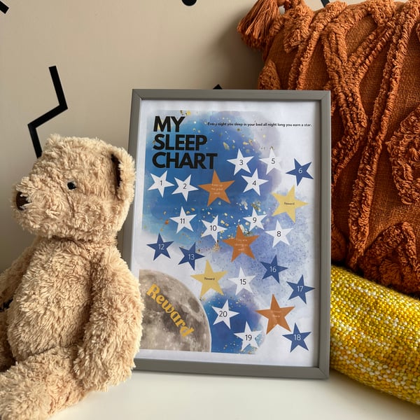 Children's Sleep Chart - Stars