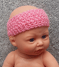 KNITTING PATTERN PDF Preemie Pink Headbands - Image 6