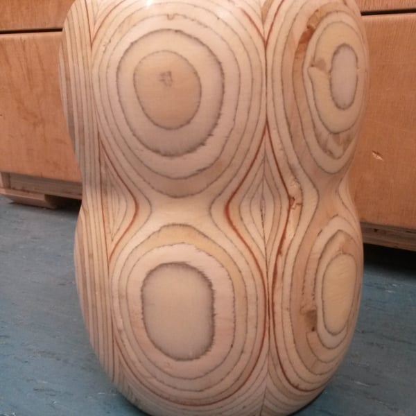 Plywood vase