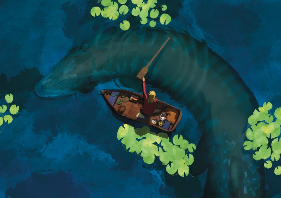 Fishing - A5 Print Landscape