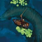 Fishing - A5 Print Landscape