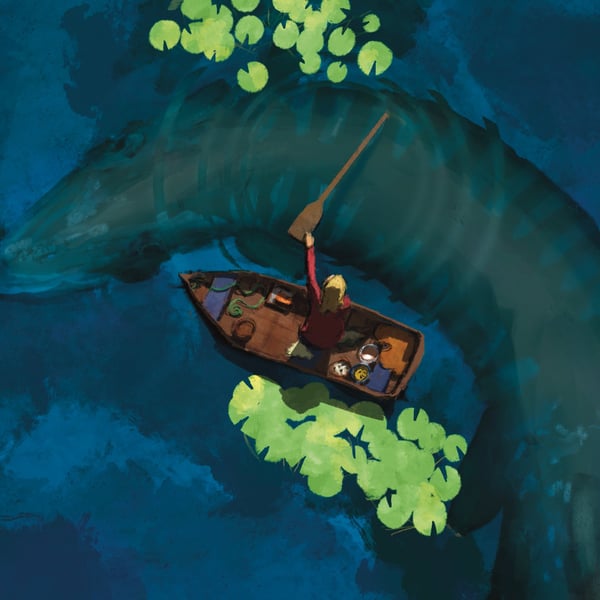 Fishing - A5 Print Landscape