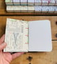 A7 Pocket Sketchbook with Recycled Map Covers and Mixed-Media Pages. Surrey - Image 4