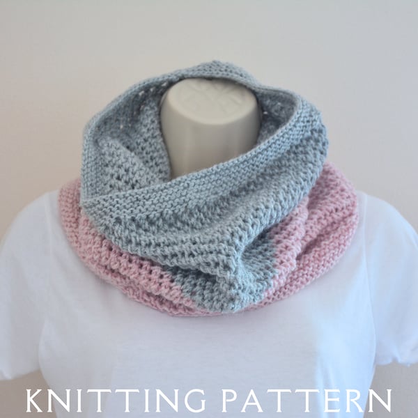 The Flurry Cowl Knitting Pattern PDF Version By Email