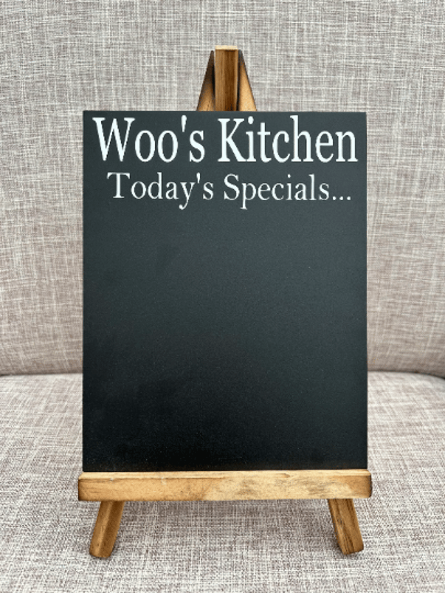 Personalised Kitchen Chalkboard, Personalised Chalkboard, Birthday Gift For Mum