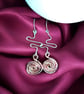 Sterling Silver Swirl Earrings - Gift Boxed