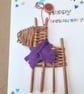 Willow llama anniversary card - Image 4