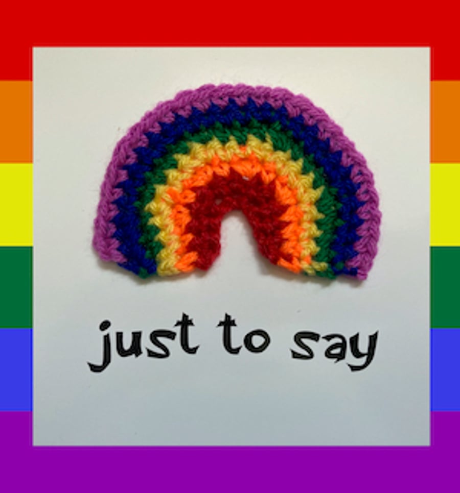 Greeting Crd - FREE Postage - LGBTQ plus 