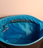 Handbag,Turquoise dragonflies on black - Image 8