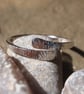 Textured sterling silver wrap ring, made to order, adjustable silver ring - Image 5