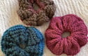 Hand Knitted Hair Scrunchies