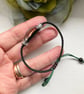 Woven macrame women's bracelet with tiny shell funky - Image 5
