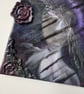 Bound in shadow - haunting girl painted on canvas in acrylic - Image 5