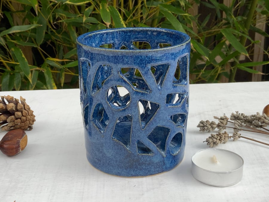 Lattice Design Tealight Holder