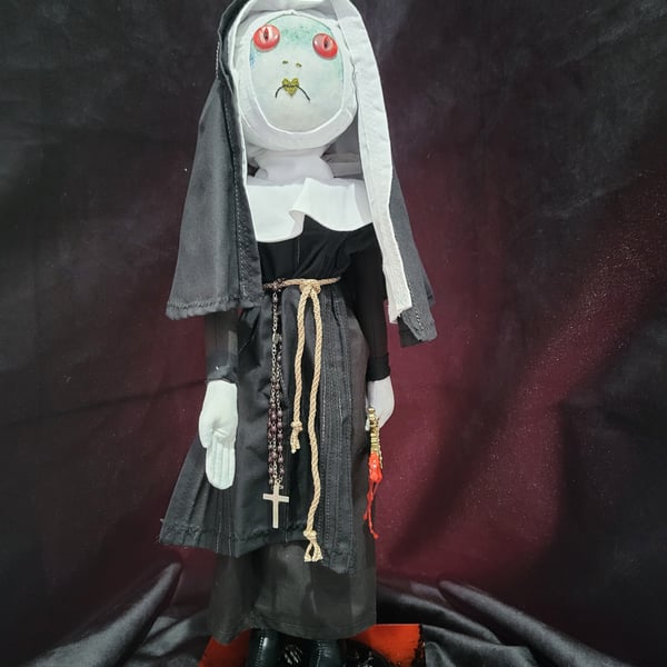 Sister Mary Eunice Rag Doll Nun, but not a nice nun