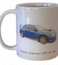 Subaru Impreza WRX Sti 2003 - 11oz Ceramic Mug - Plain or Design with Stripes - Image 3